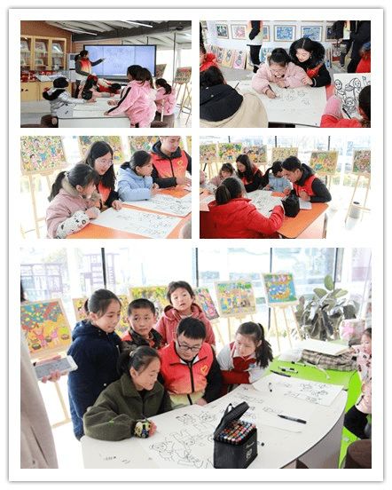 志愿新时代 青年当先锋丨睢宁县青年志愿在行动 美术辅导服务